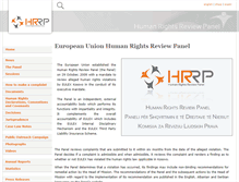 Tablet Screenshot of hrrp.eu